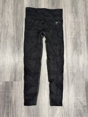 Gymshark black adopt animal seamless leggings